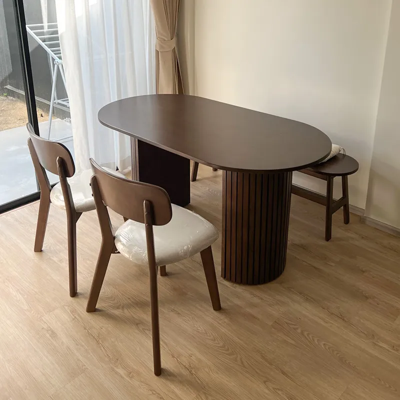 Size : 150 / Top : Rubber Wood / Color : Walnut