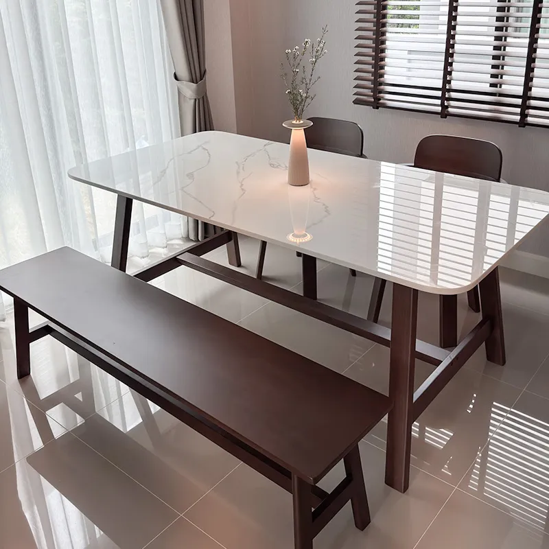 Size : 180 / Top : Engineered Stone / Color : Walnut