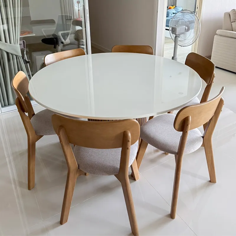 Size : 140 / Top : Engineered Stone / Color : Oak