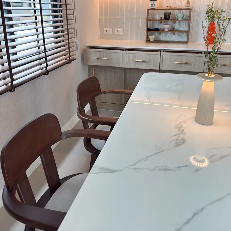 Size : 180 / Top : Engineered Stone / Color : Walnut