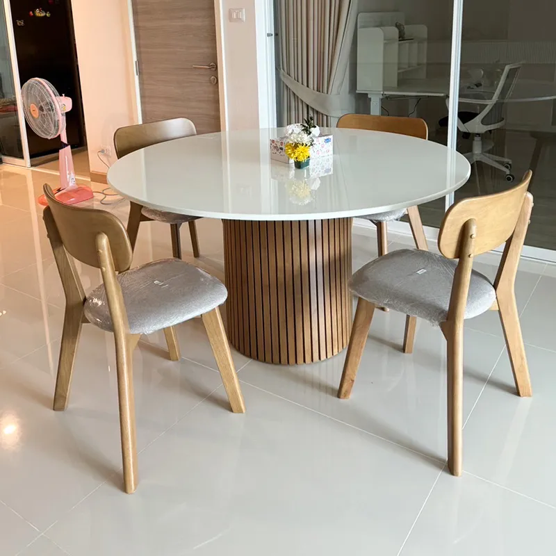 Size : 140 / Top : Engineered Stone / Color : Oak