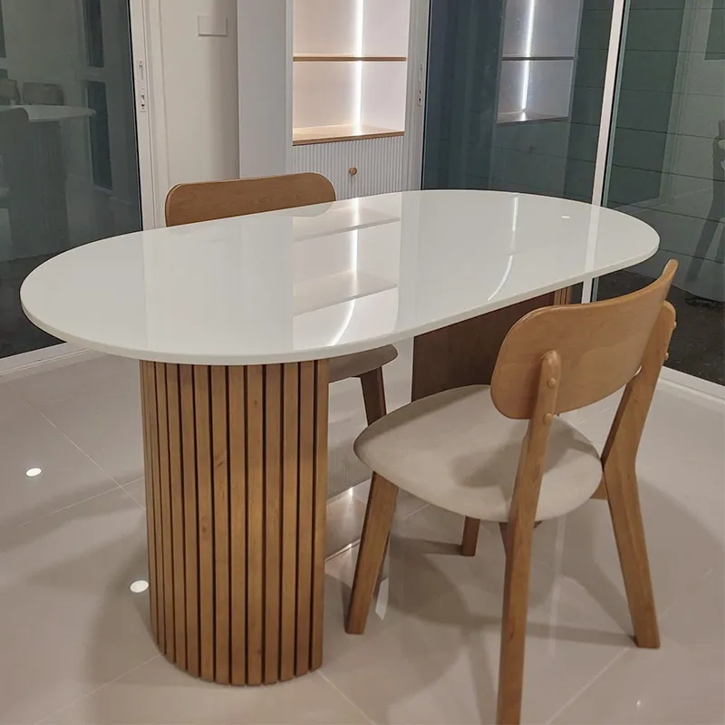 Size : 180 / Top : Engineered Stone / Color : Oak