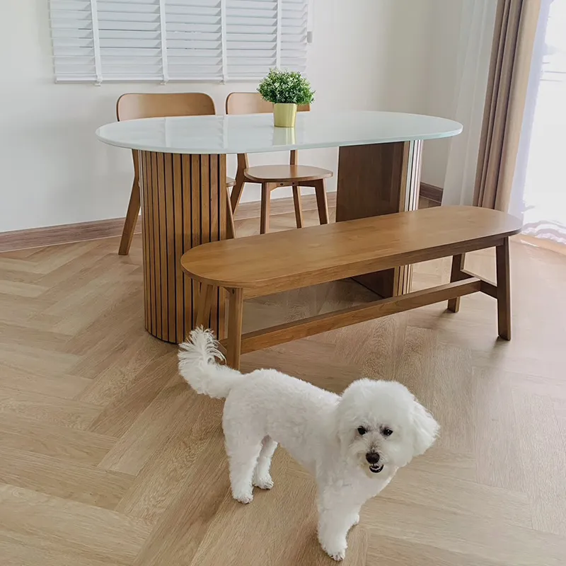 Size : 150 / Top : Engineered Stone / Color : Oak