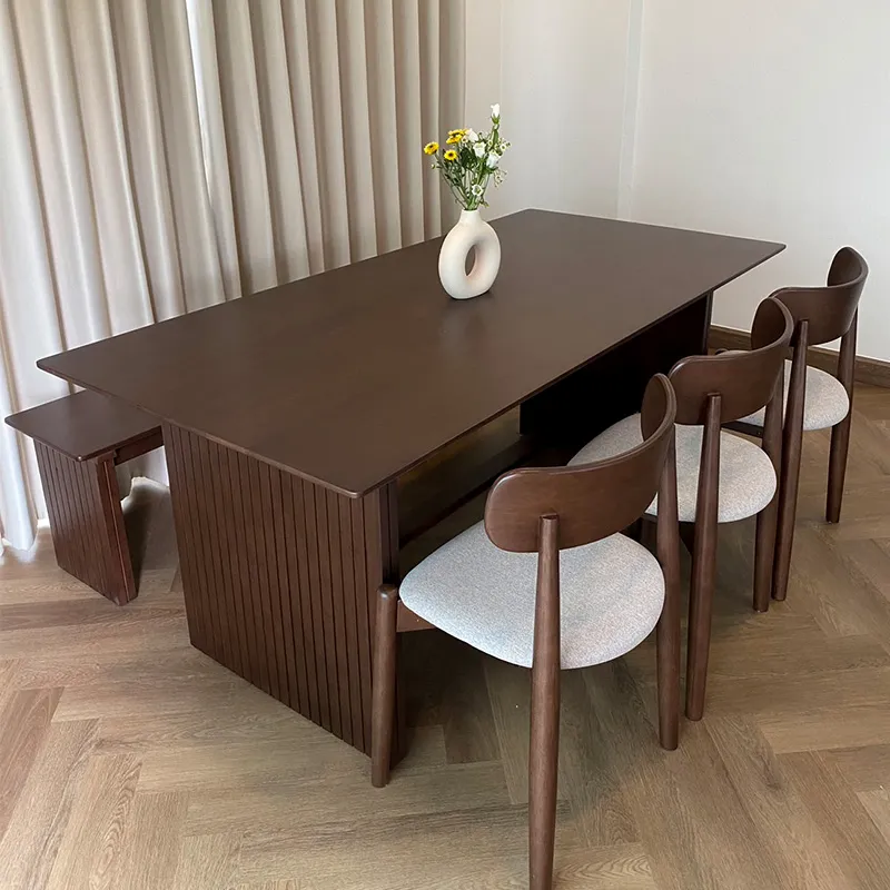 Size : 180 / Top : Oak Wood / Color : Walnut