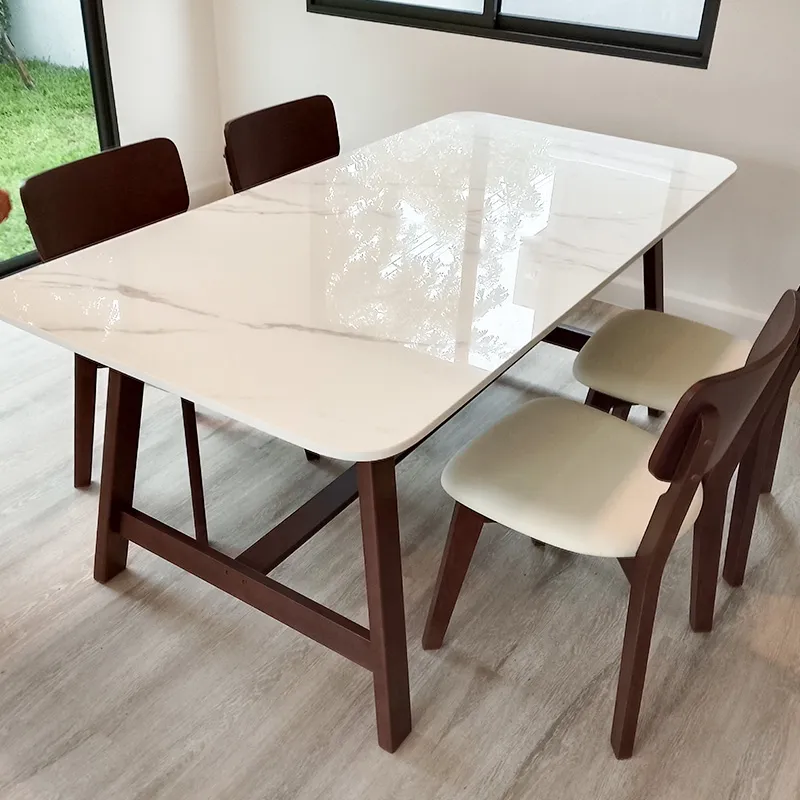 Size : 180 / Top : Engineered Stone / Color : Walnut