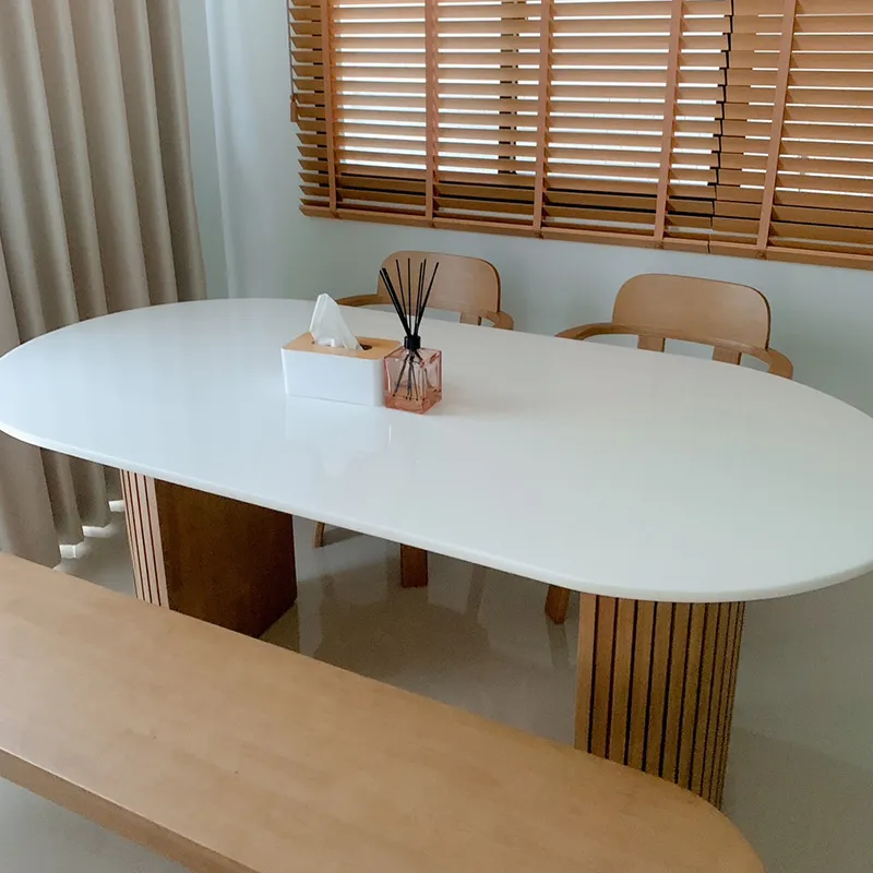 Size : 180 / Top : Engineered Stone / Color : Oak